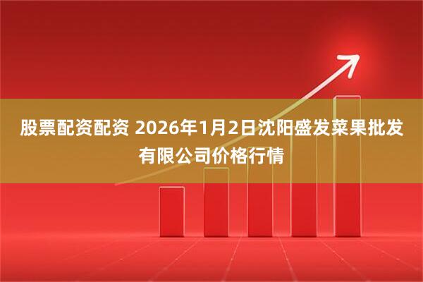 股票配资配资 2026年1月2日沈阳盛发菜果批发有限公司价格行情